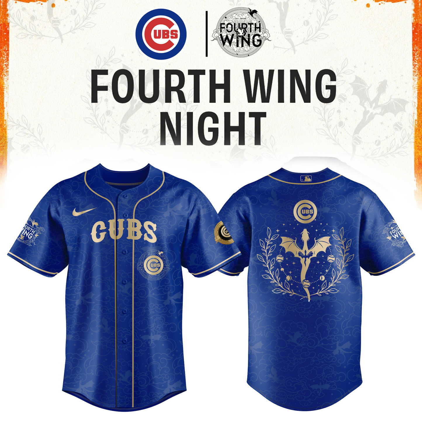 MLB All Teams 26 x Dragon Wing Night Limited Edition Jersey| Cap | Jogger