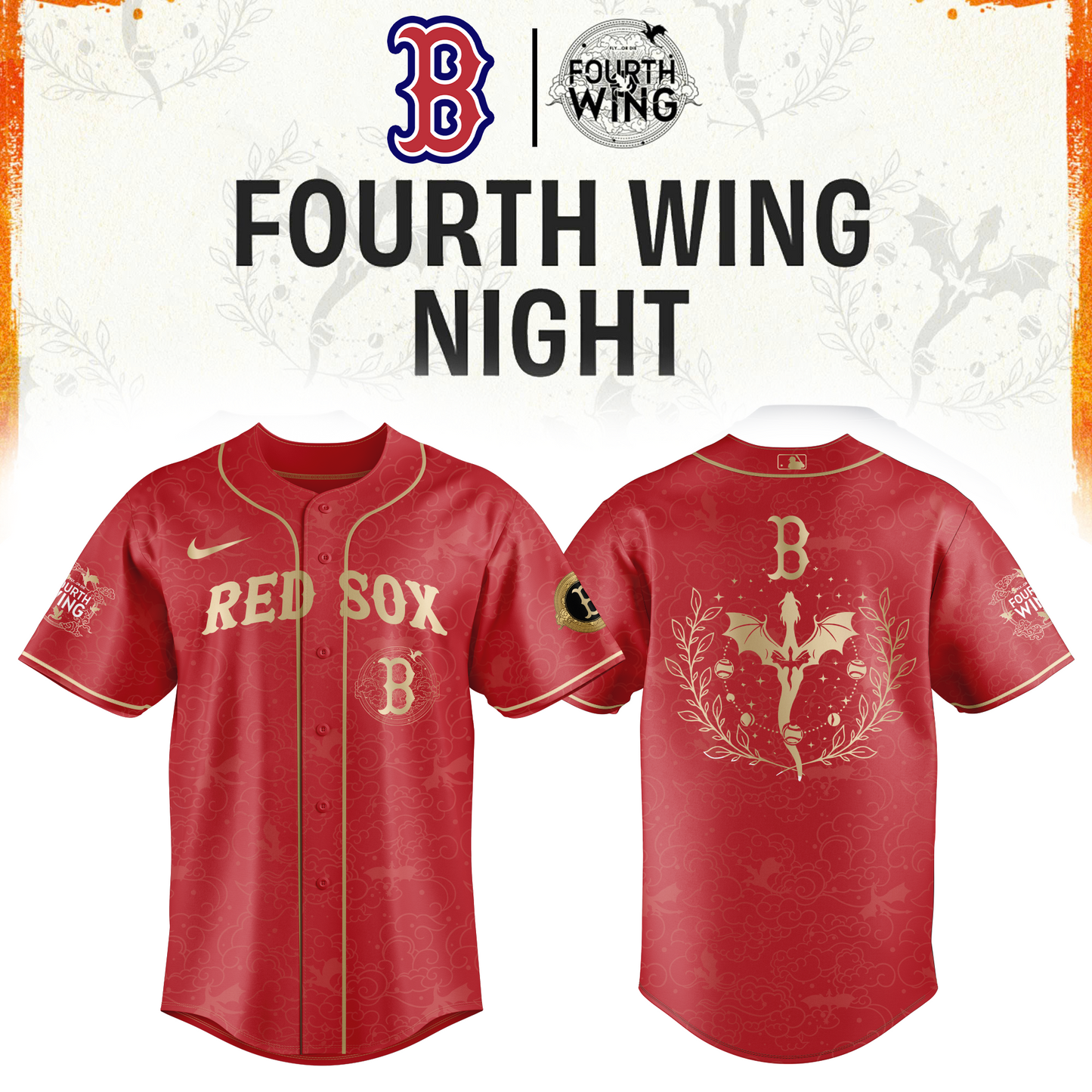 MLB All Teams 26 x Dragon Wing Night Limited Edition Jersey| Cap | Jogger