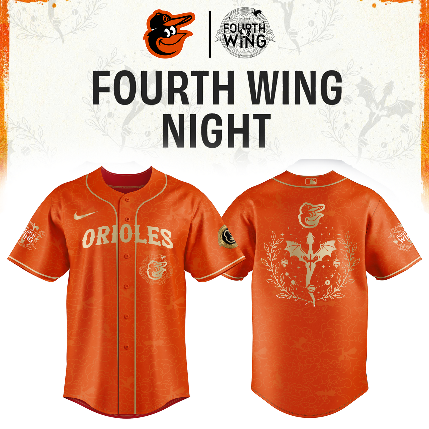 MLB All Teams 26 x Dragon Wing Night Limited Edition Jersey| Cap | Jogger