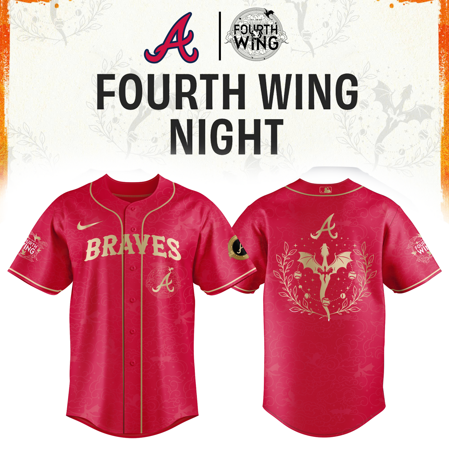 MLB All Teams 26 x Dragon Wing Night Limited Edition Jersey| Cap | Jogger