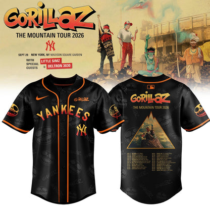 MLB x Gorillaz ‘The Mountain Tour 2026’ Limited Edition Jersey
