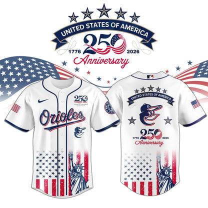 BAL Orioles special America’s 250th Anniversary Limited Edition Jersey