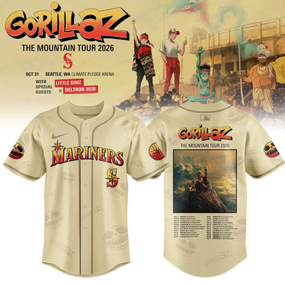 MLB x Gorillaz ‘The Mountain Tour 2026’ Limited Edition Jersey