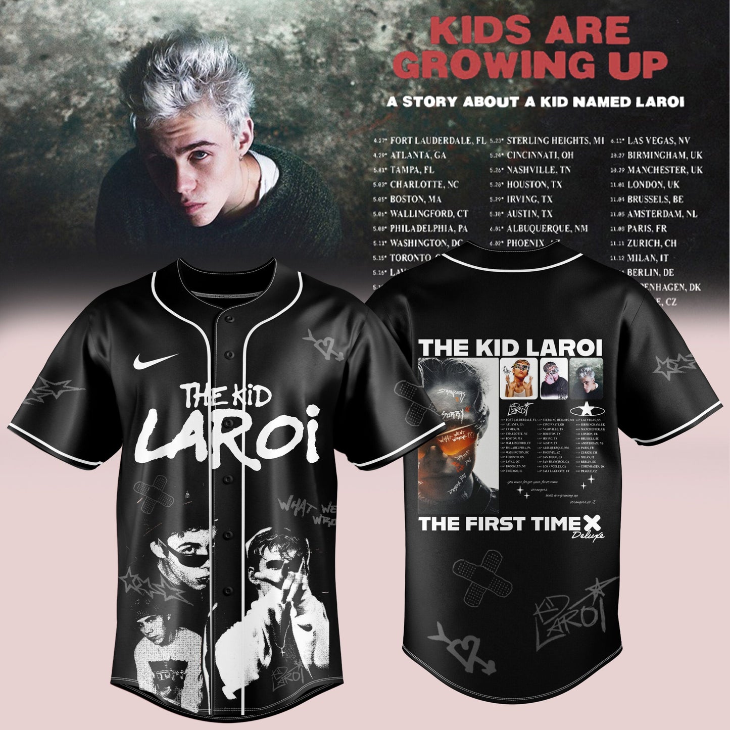 THE KID LAROI TOUR MERCH 2026 JERSEYS ARE HERE ðŸ’”ðŸ”¥