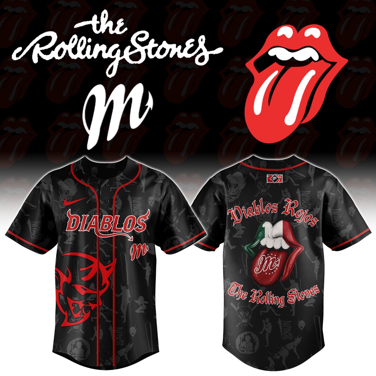 Diablos x The Rolling Stones Jersey 2026