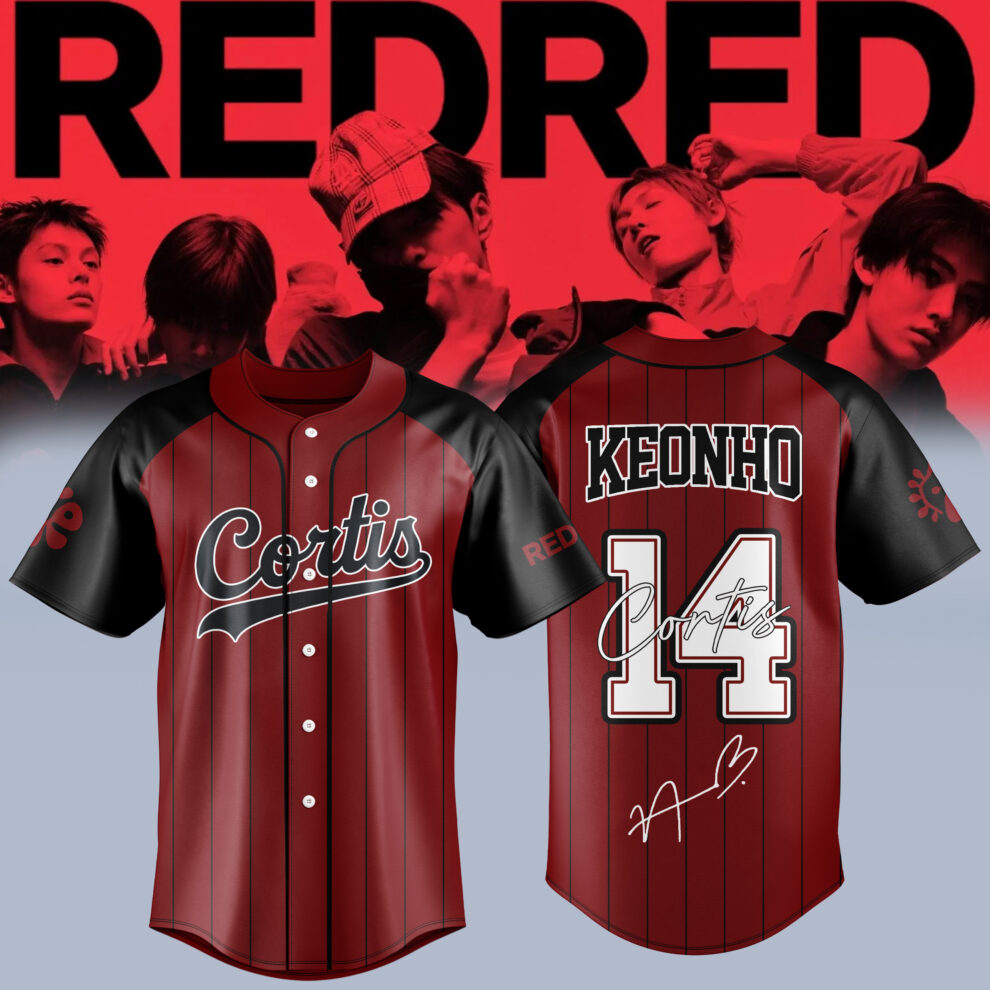 CORTIS: 2ND EP “GREENGREEN” – “REDRED” Exclusive Baseball Jersey