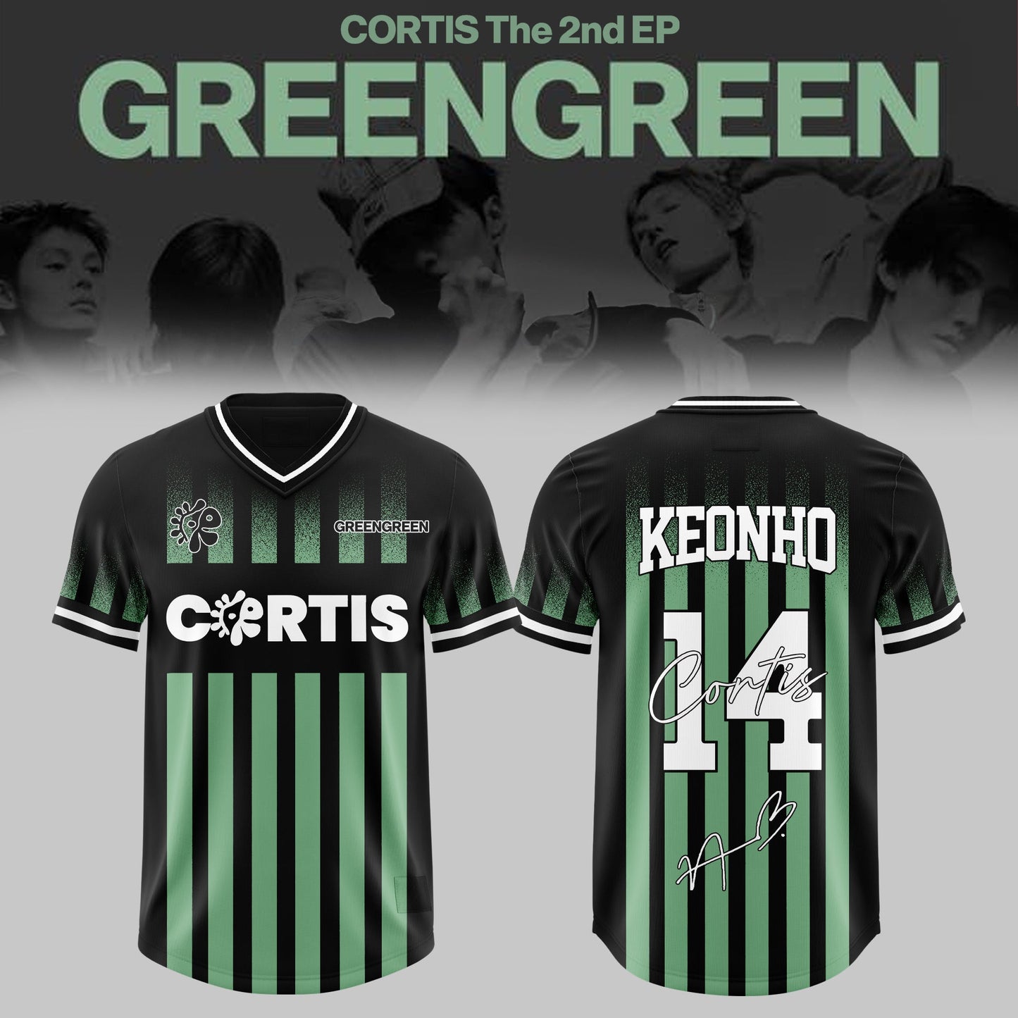 CORTIS: 2ND EP “GREENGREEN” Limited Football Jersey
