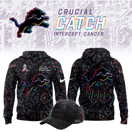 Detroit Lions Crucial Catch Limited Hoodie