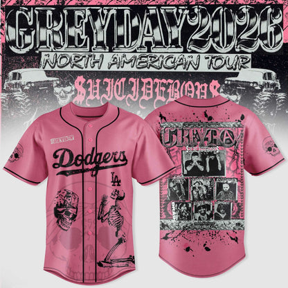 All Team MLB X $uicideboy$ Greyday 2026 “ North American Tour Jersey