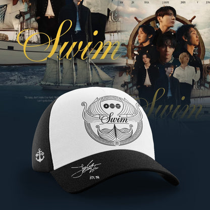 BTS “ Swim Arirang Album Mixed Mesh Hoodie