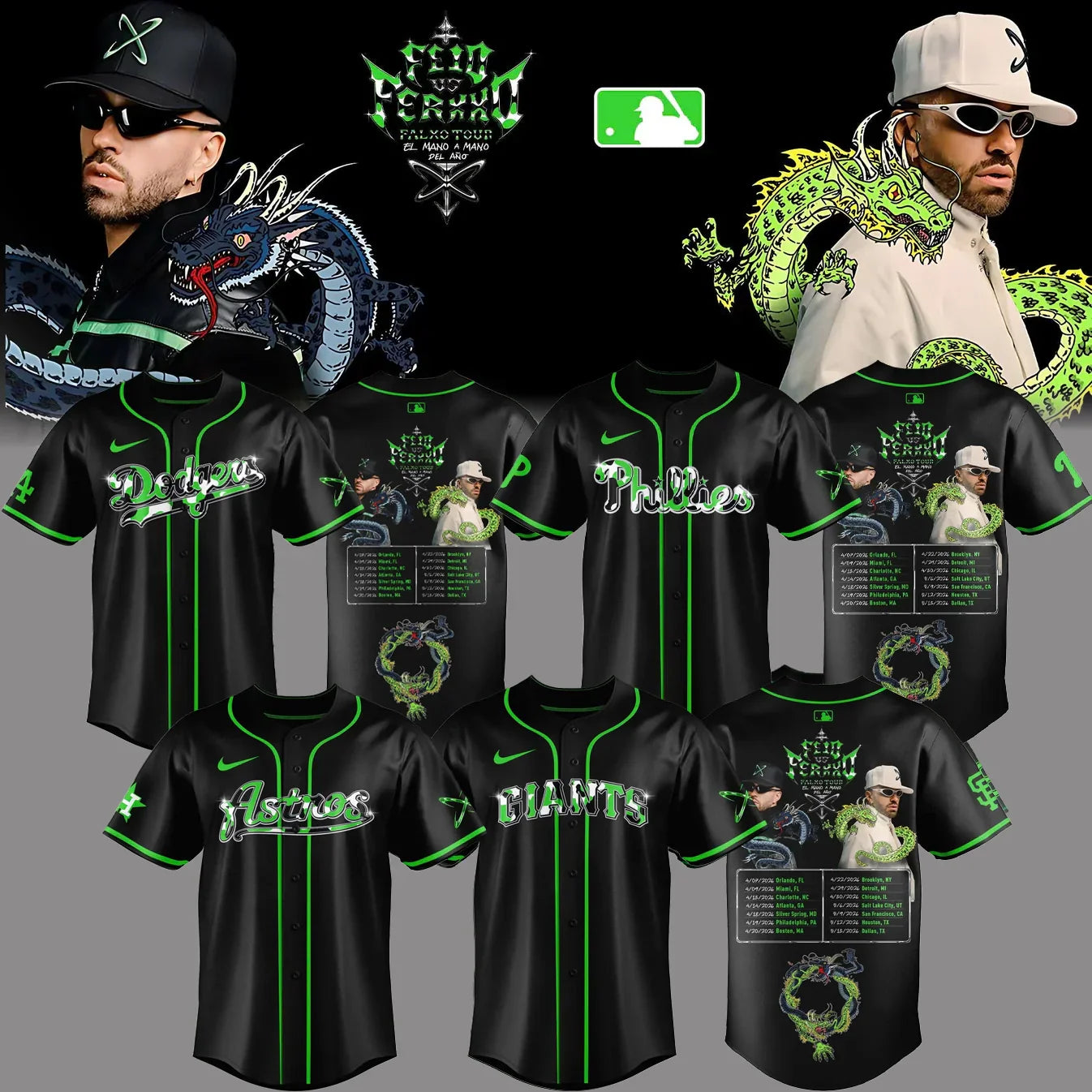 MLB x FEID vs FERXXO Falxo Tour 2026 Limited Editions Jersey