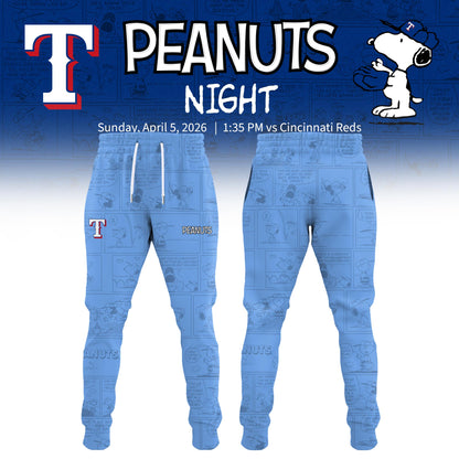Texas Rangers x Peanut Night 2026 Limited Editions Jersey