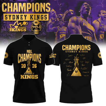 Sydney Kings Champions NBL 2026 Polo Limited Edition + Selling Out Fast