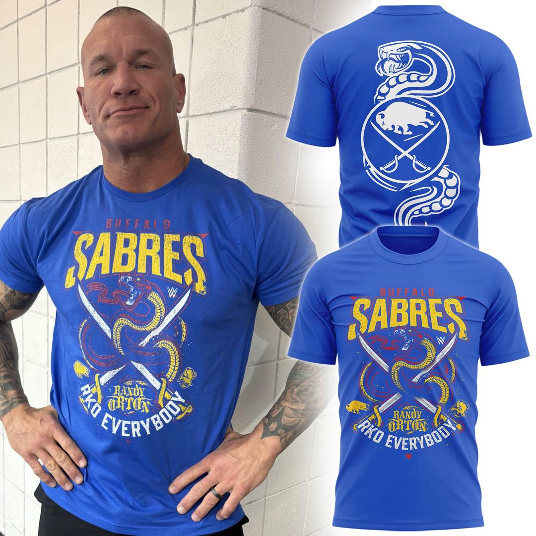 Randy Orton Buffalo Sabres T-shirt - Blue