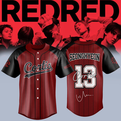 CORTIS: 2ND EP “GREENGREEN” – “REDRED” Exclusive Baseball Jersey