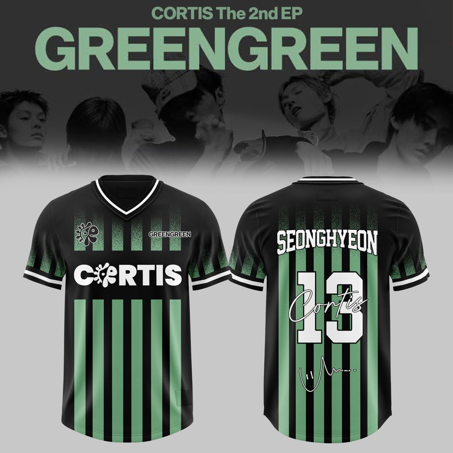 CORTIS: 2ND EP “GREENGREEN” Limited Football Jersey