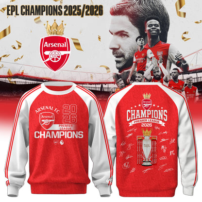 Arsenal Premier League Champions 25/26 Sweatshirt Limited Edition