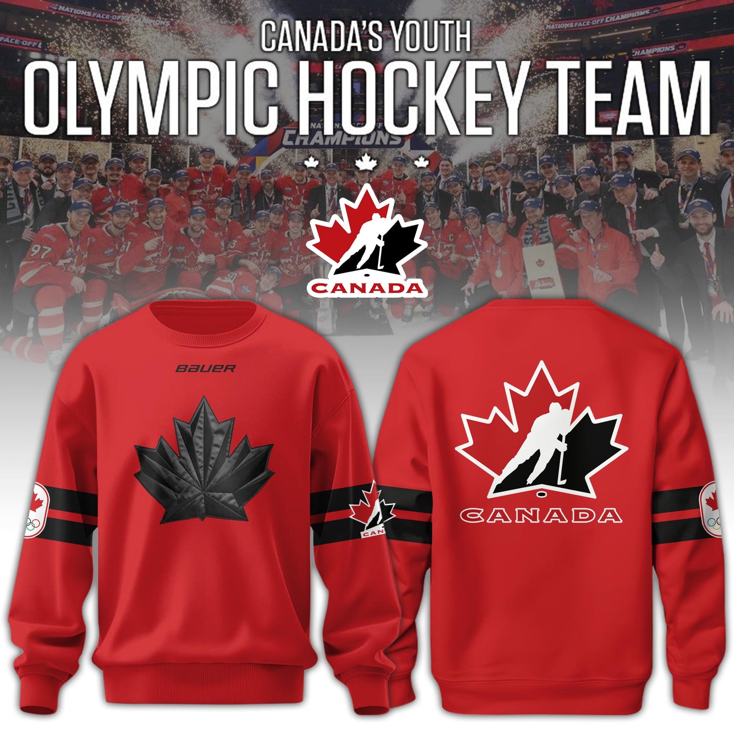 Hockey x Canada Olympic 2026 Hockey Sweatshirt Limited Edition