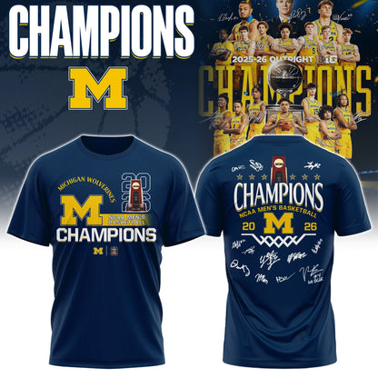 ðŸ†ï¸Michigan Wolverines “ 2026 National Champions T Shirt