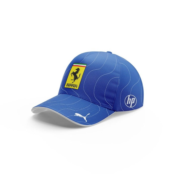 Scuderia Ferrari HP 2025 Monza Limited Edition Blue Zip Hoodie