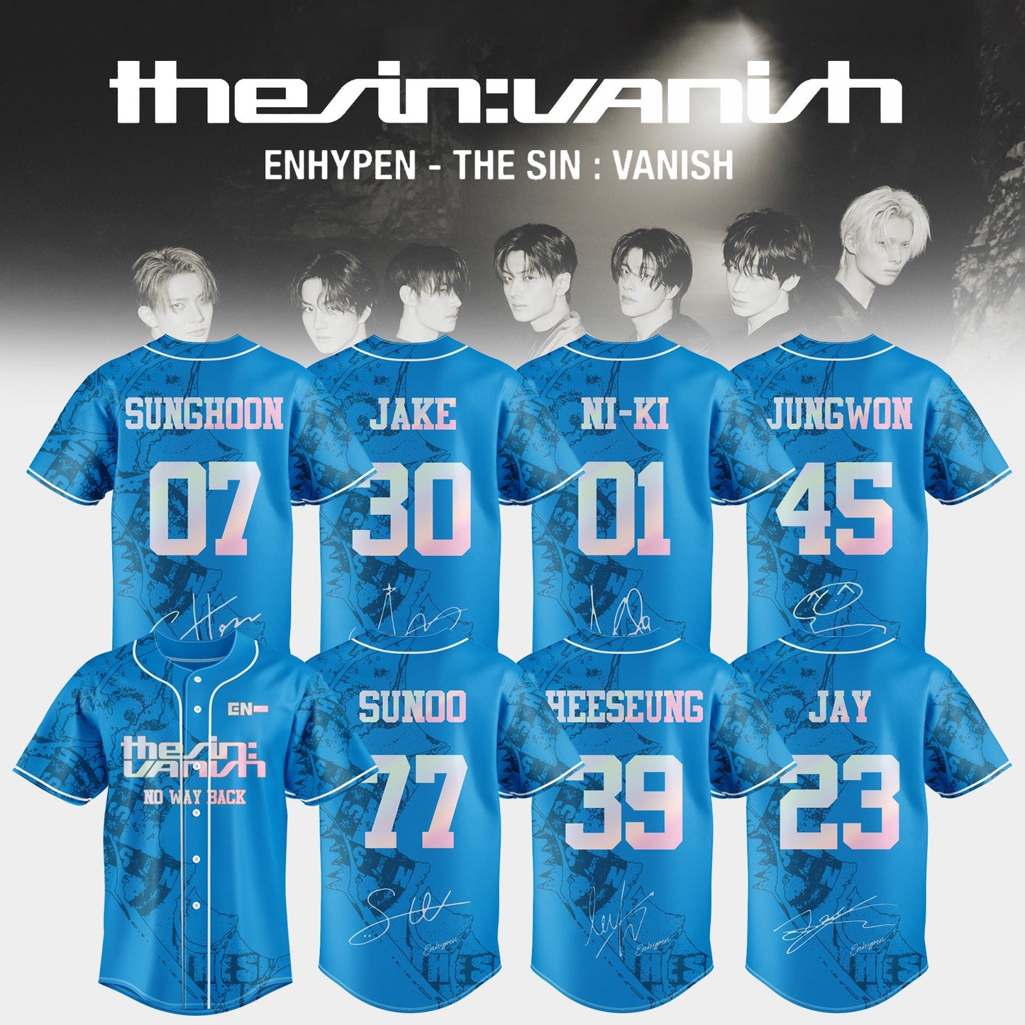 ENHYPEN ˜THE SIN : VANISH™ Still AFTERLIGHT Limited Edition Jersey