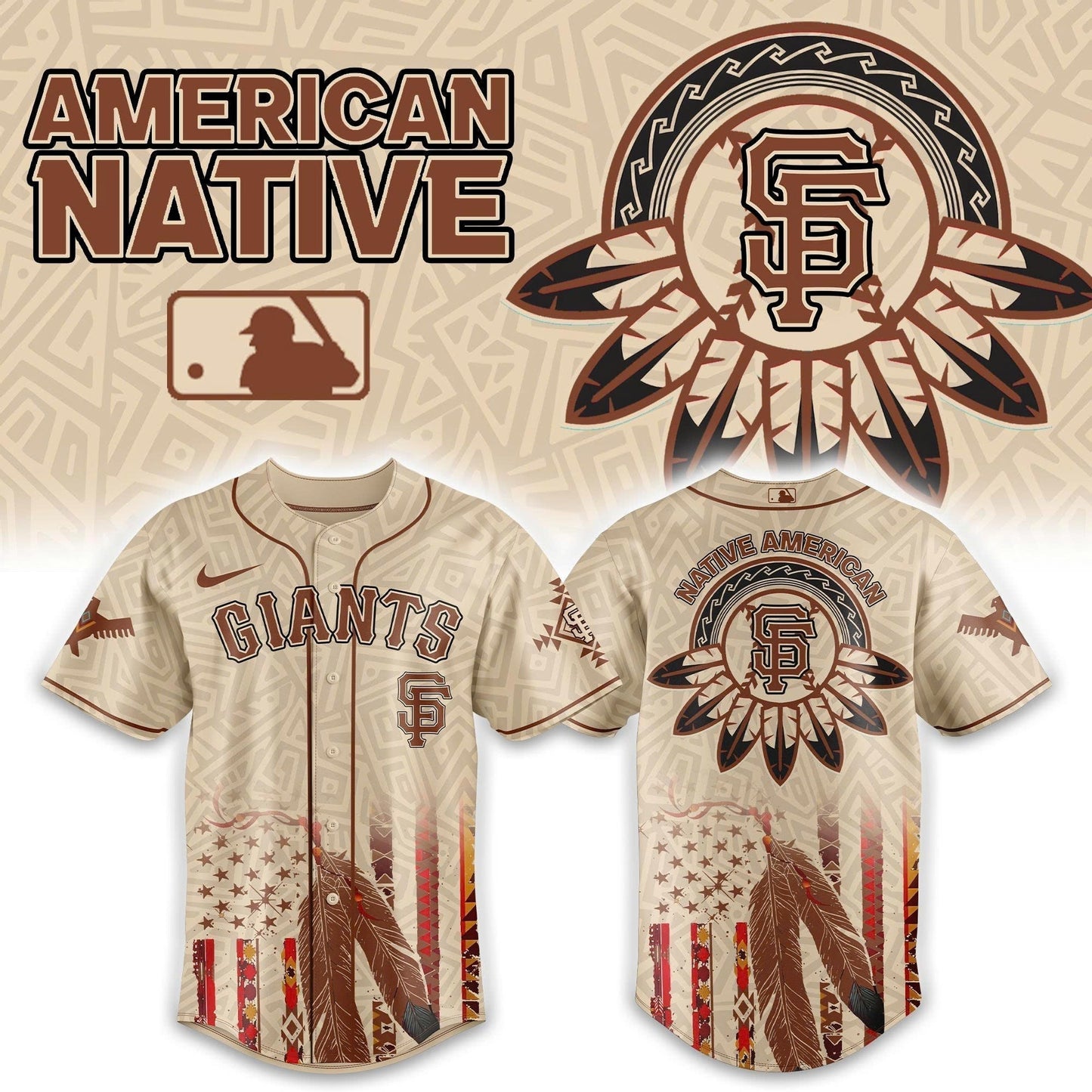 San Francisco Giants x Native American Heritage 2025 Baseball Jersey