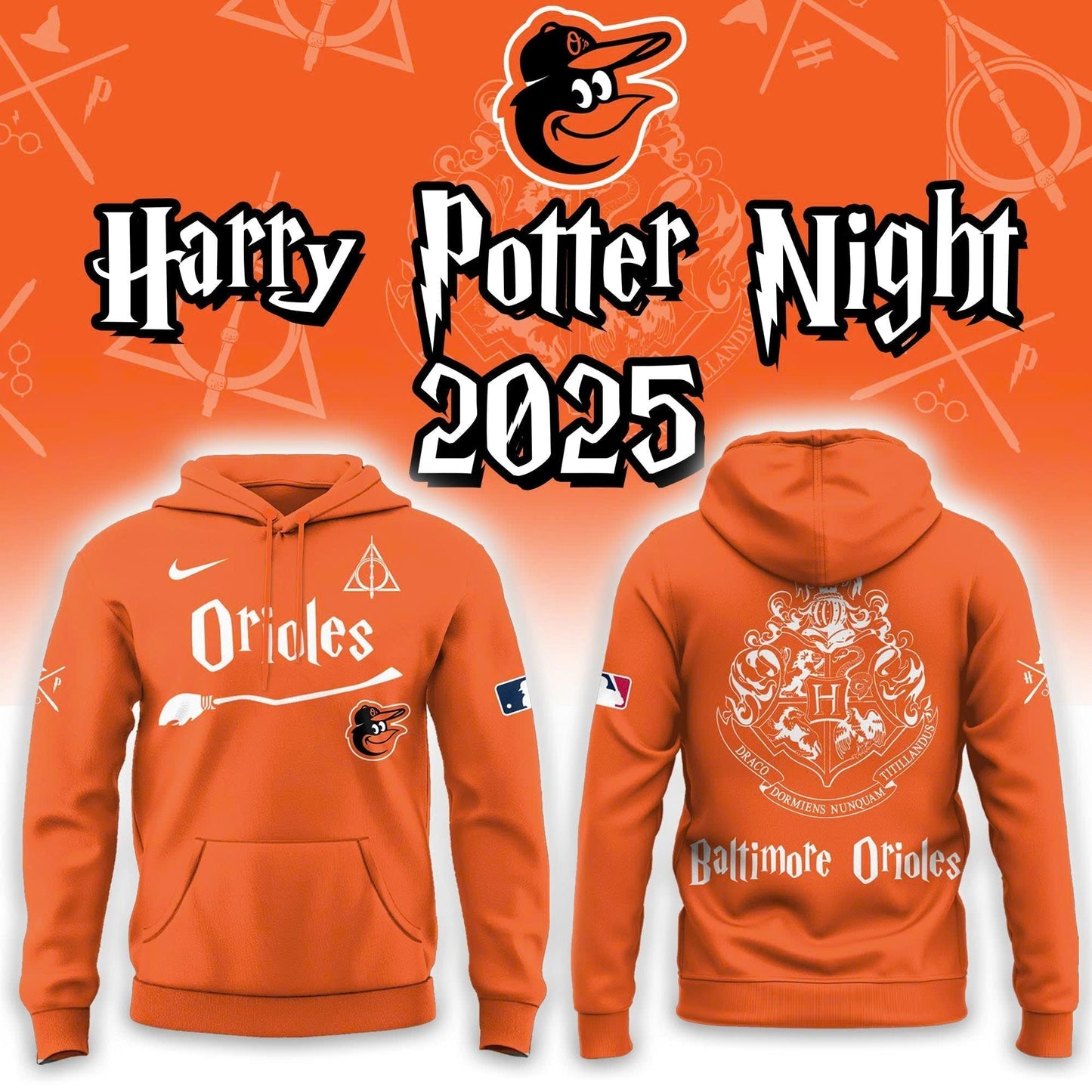 Baltimore Orioles x Harry Potter Hoodie