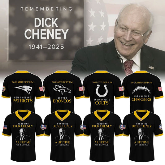 All Team NFL x Dick Cheney Tribute Collection Football Jersey Limited Release!�