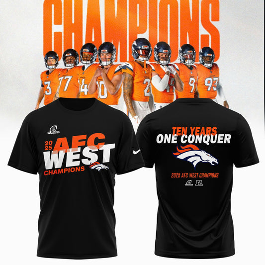 Denver Broncos “ 2025 AFC West Champions Shirt