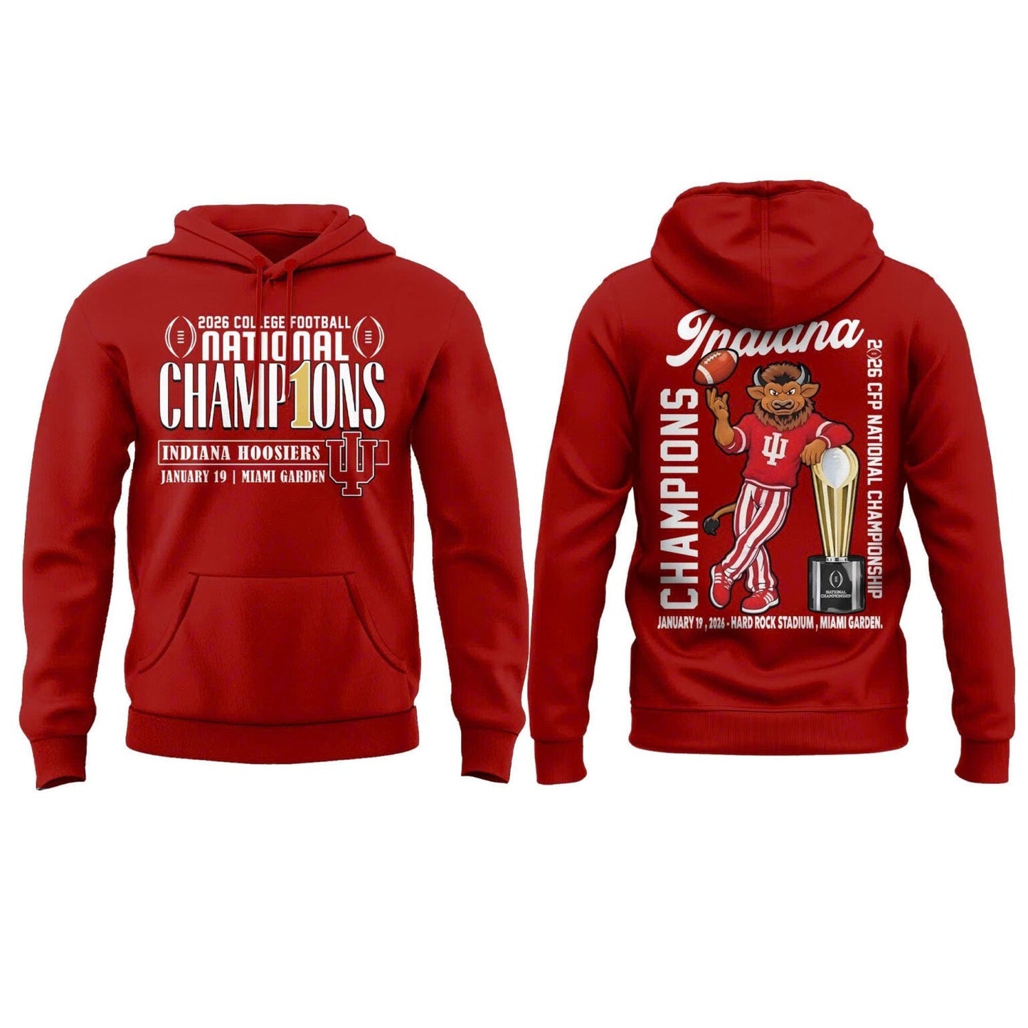 Indiana Hoosiers National Champions 2025/26 Hoodie