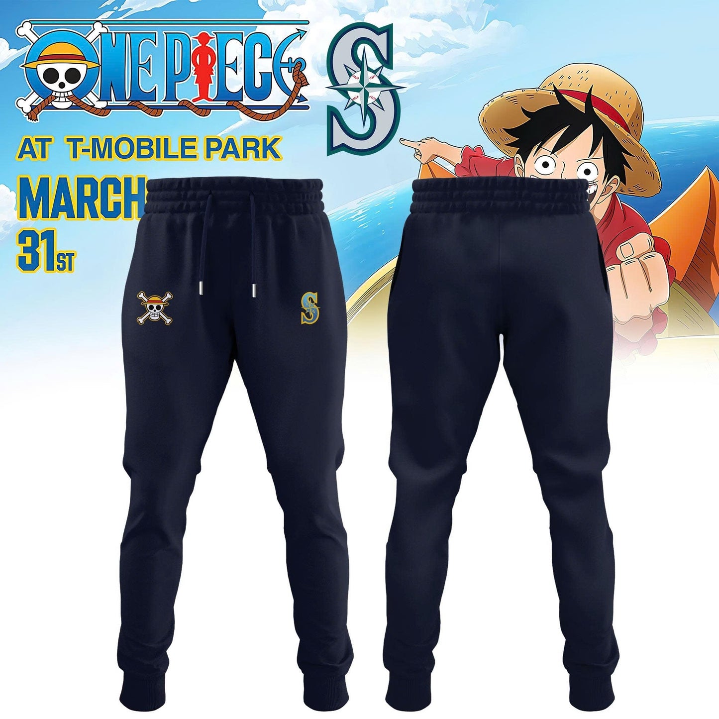 Seattle Mariners x One Piece Night 2026 Limited Edition Jersey