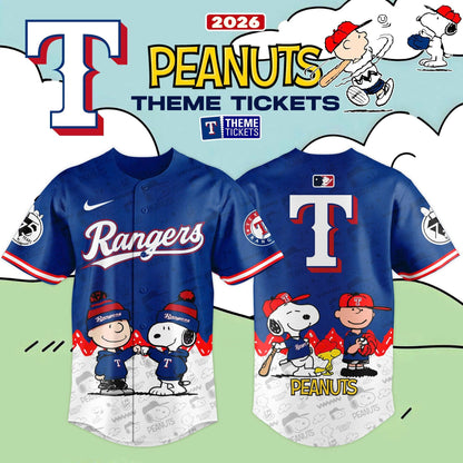 Texas Rangers x Peanut Night 2026 Limited Editions Jersey