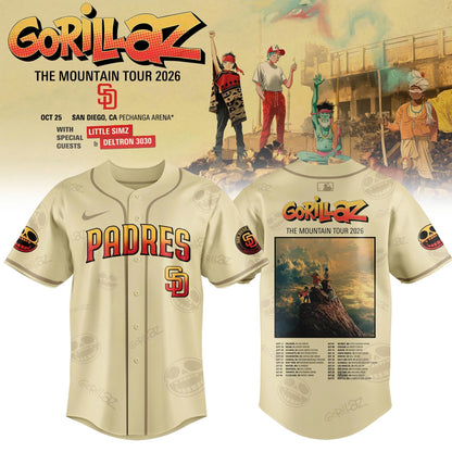 MLB x Gorillaz ‘The Mountain Tour 2026’ Limited Edition Jersey