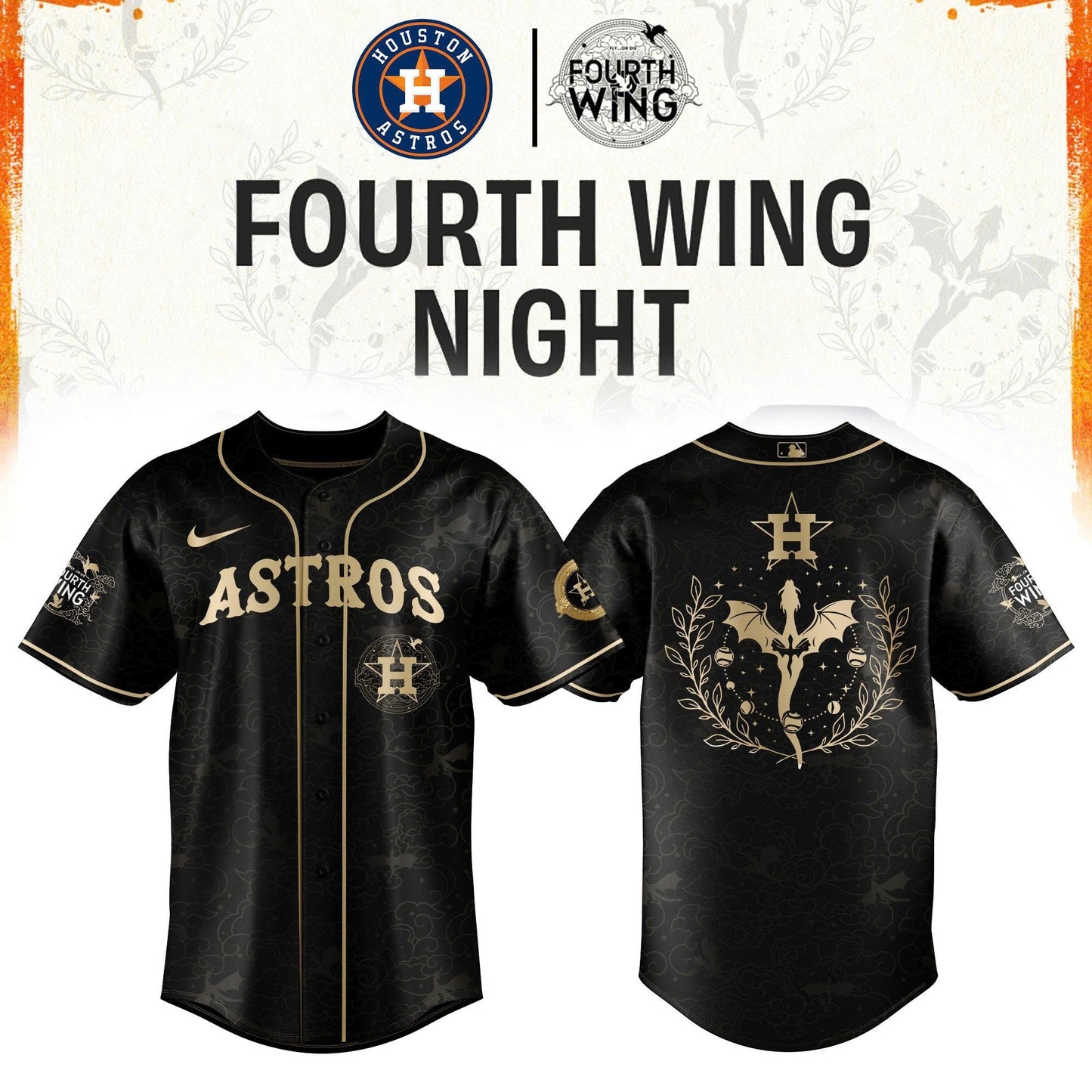 MLB All Teams 26 x Dragon Wing Night Limited Edition Jersey| Cap | Jogger