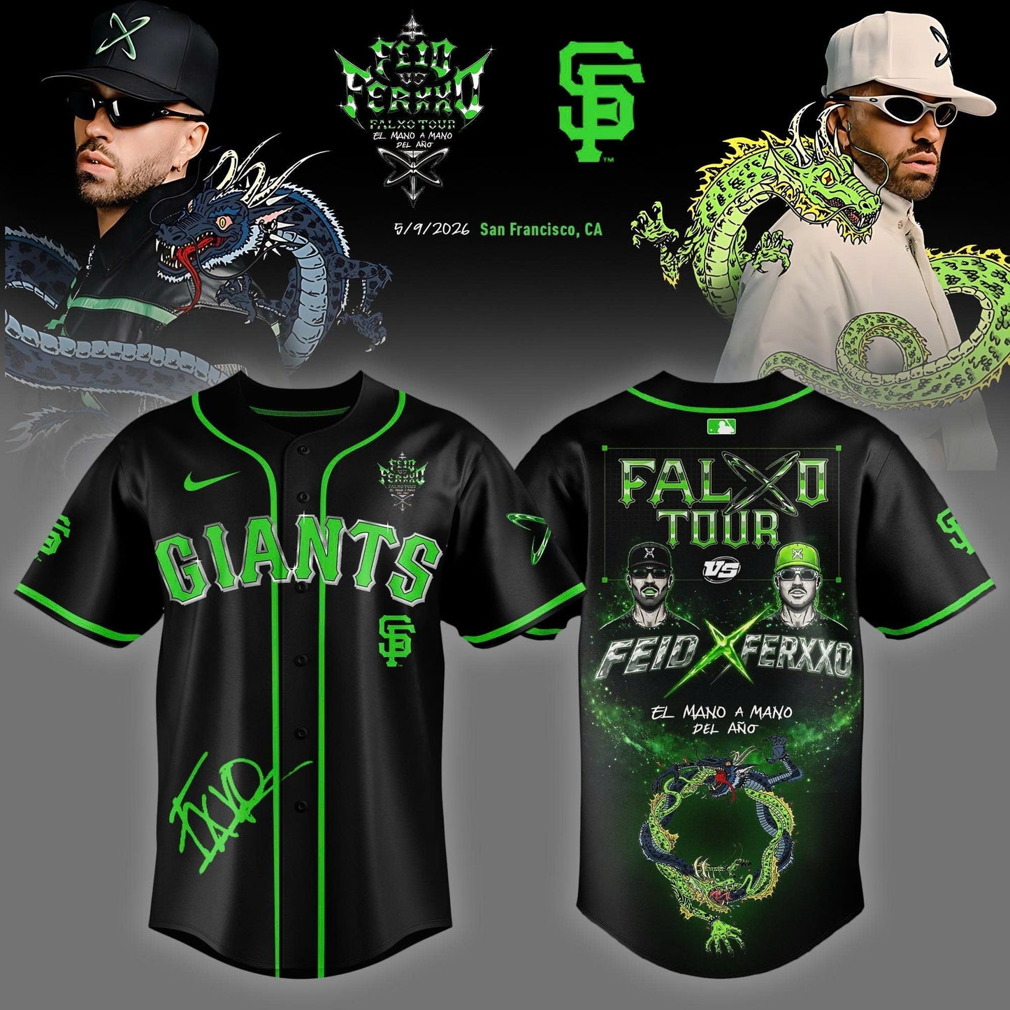 MLB x FEID vs FERXXO Falxo Tour 2026 Limited Editions Jersey