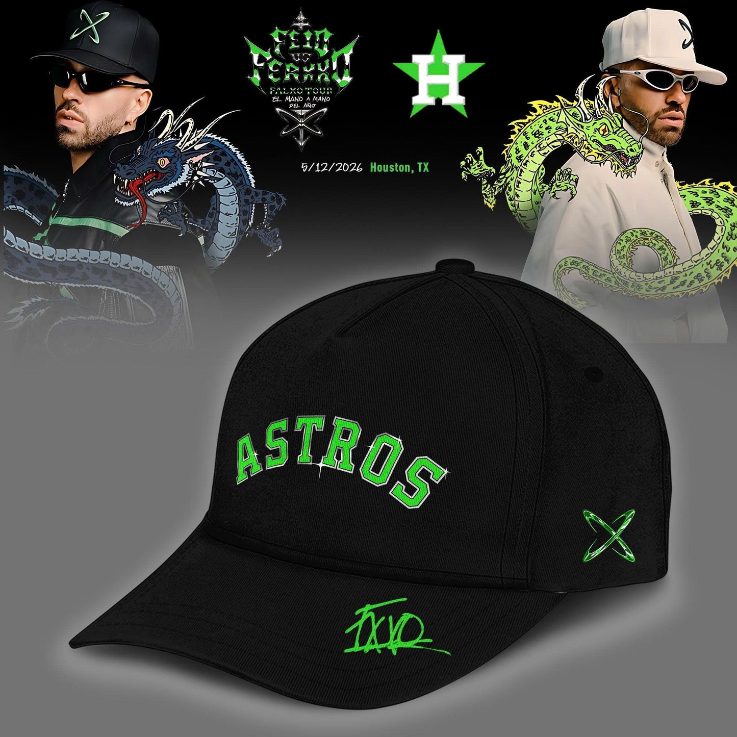 Houston Astros x FEID Falxo Tour 2026 Limited Edition Jersey