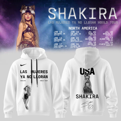 Las Mujeres Ya No Lloran World Tour 2026 Hoodie Collection