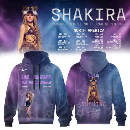 Las Mujeres Ya No Lloran World Tour 2026 Hoodie Collection