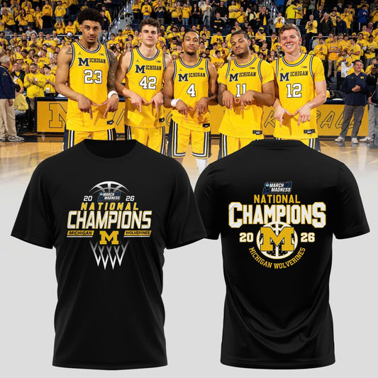 ðŸ†ï¸Michigan Wolverines “ 2026 National Champions T Shirt