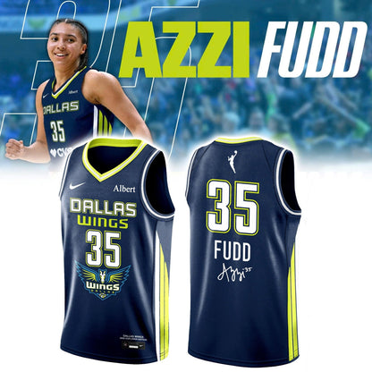 ’26 WNBA Dallas Basketball Azzi Fudd Signature Limited Edition Basketball Jersey