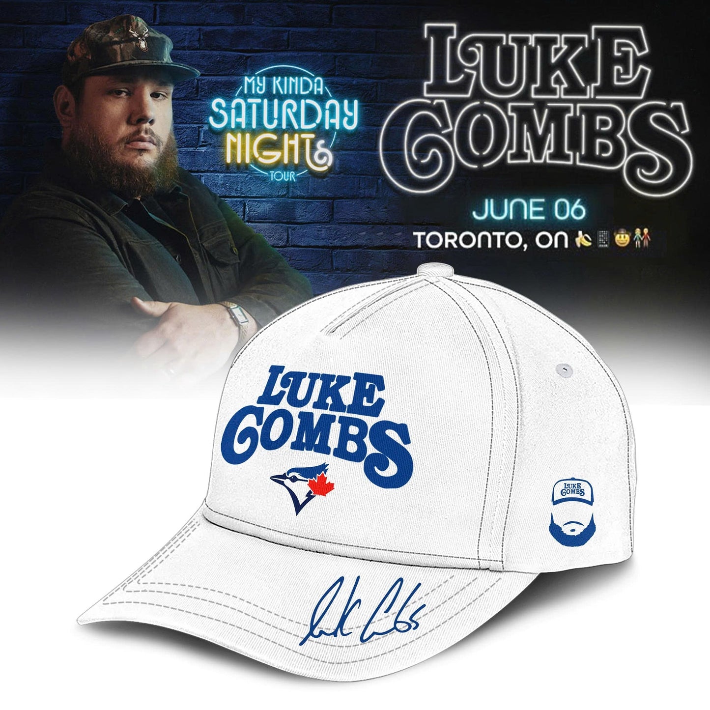 Toronto Blue Jays x LC My Kinda Saturday Night Tour 2026 Limited Edition Jersey