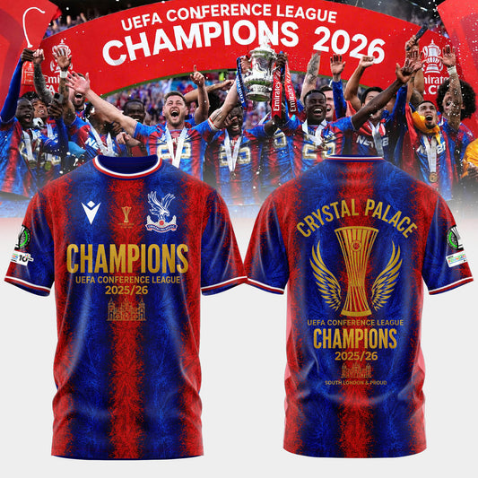 Crystal Palace UEFA Conference League Champions 2026 Shirt