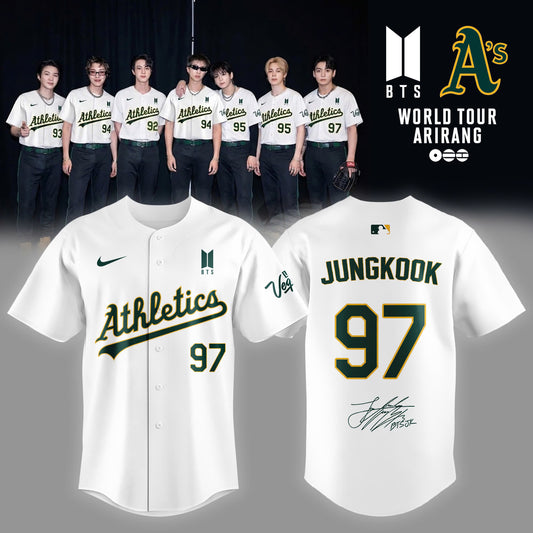 Oakland Athletics x Jungkook 97 Las Vegas 2026 Limited Edition Jersey