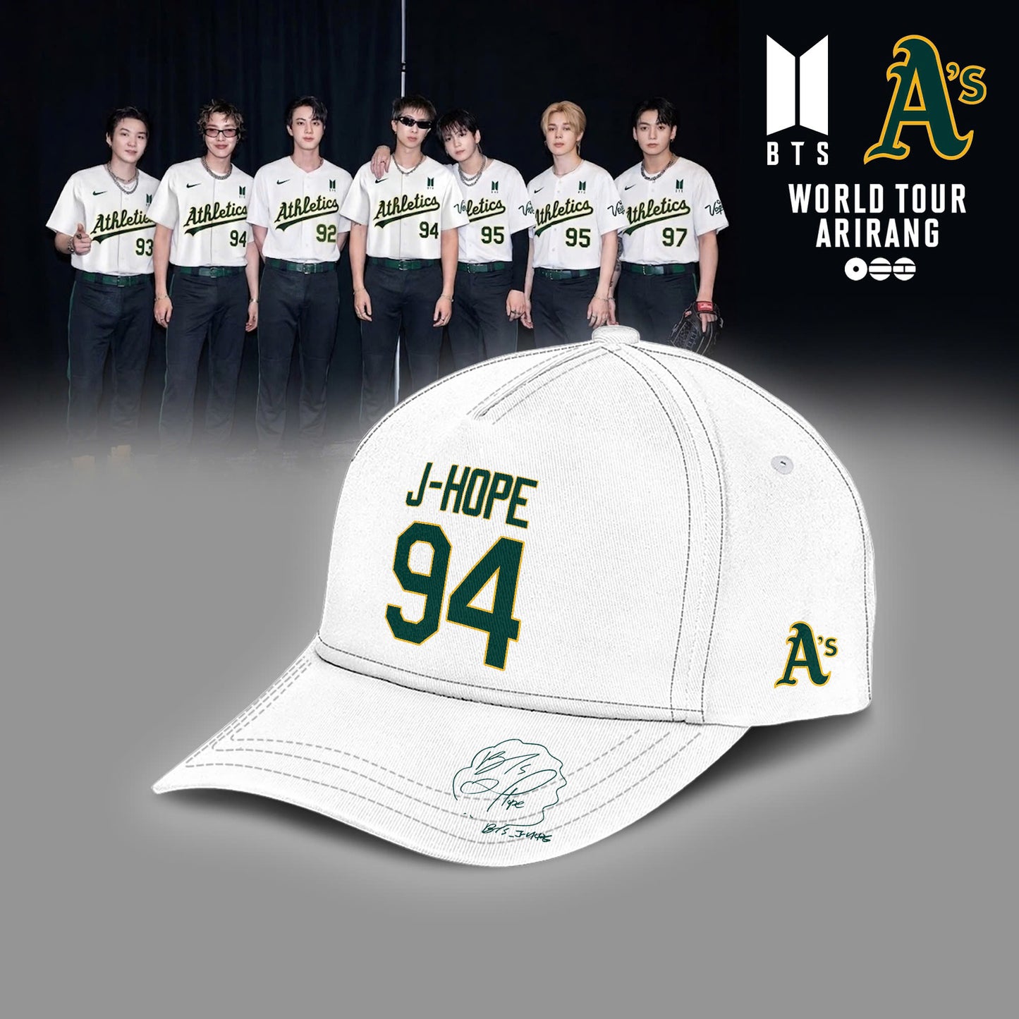 Oakland Athletics x J-Hope 94 Las Vegas 2026 Limited Edition Jersey