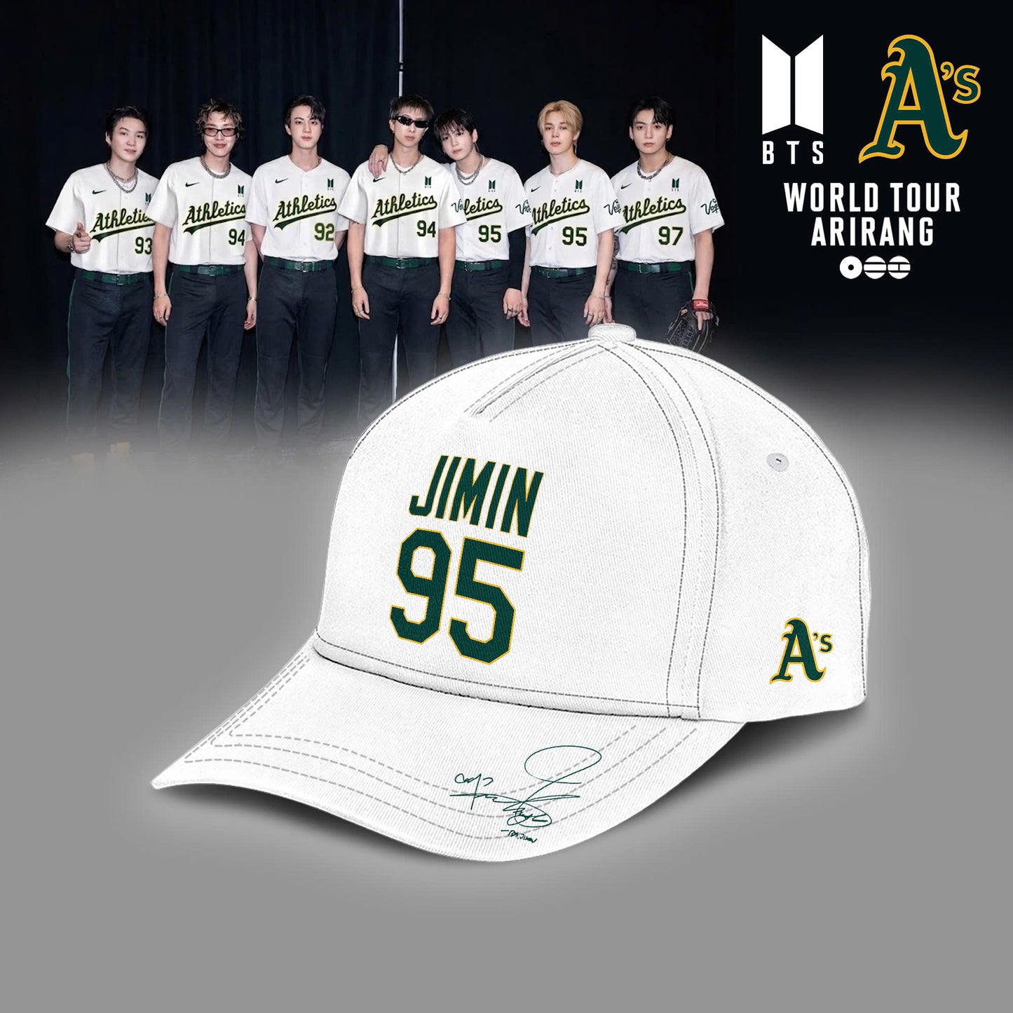 Oakland Athletics x Jimin 95 Las Vegas 2026 Limited Edition Jersey